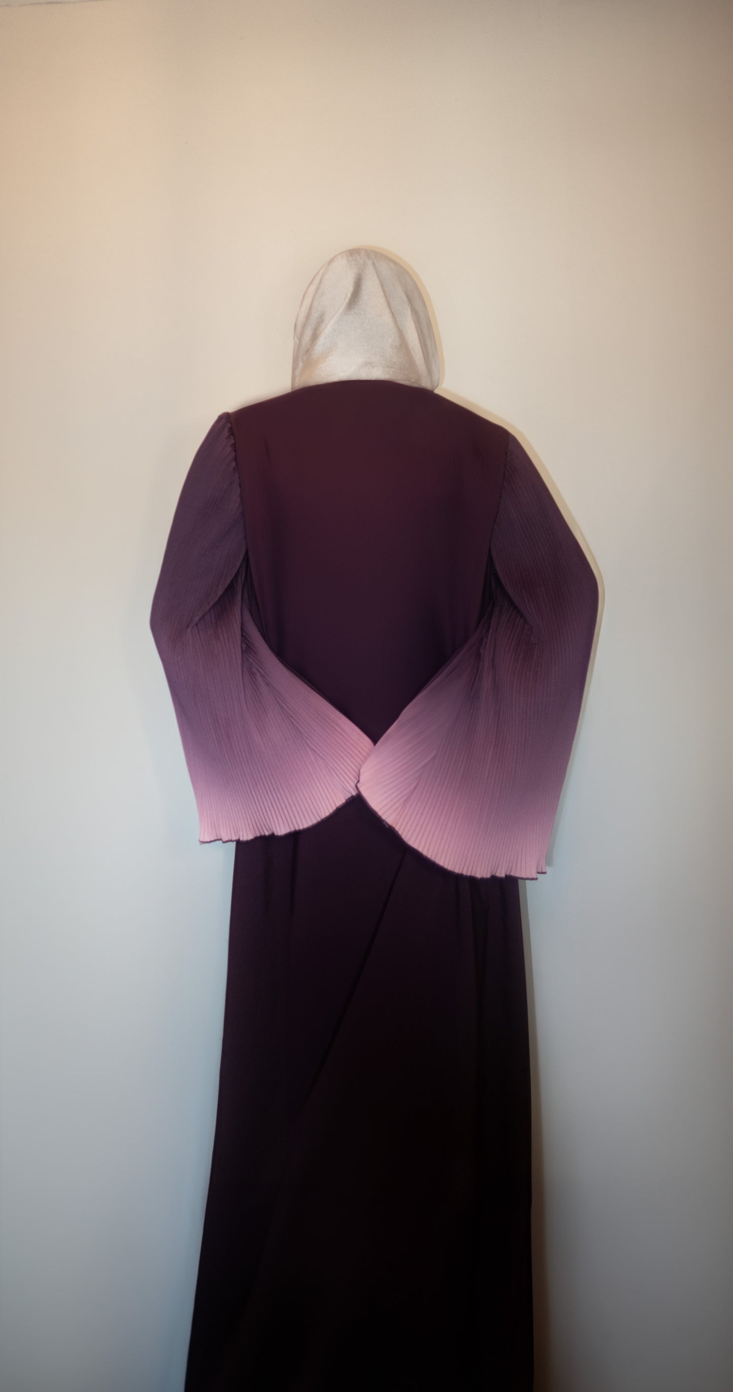 Gradient Long Sleeve Abaya | Purple